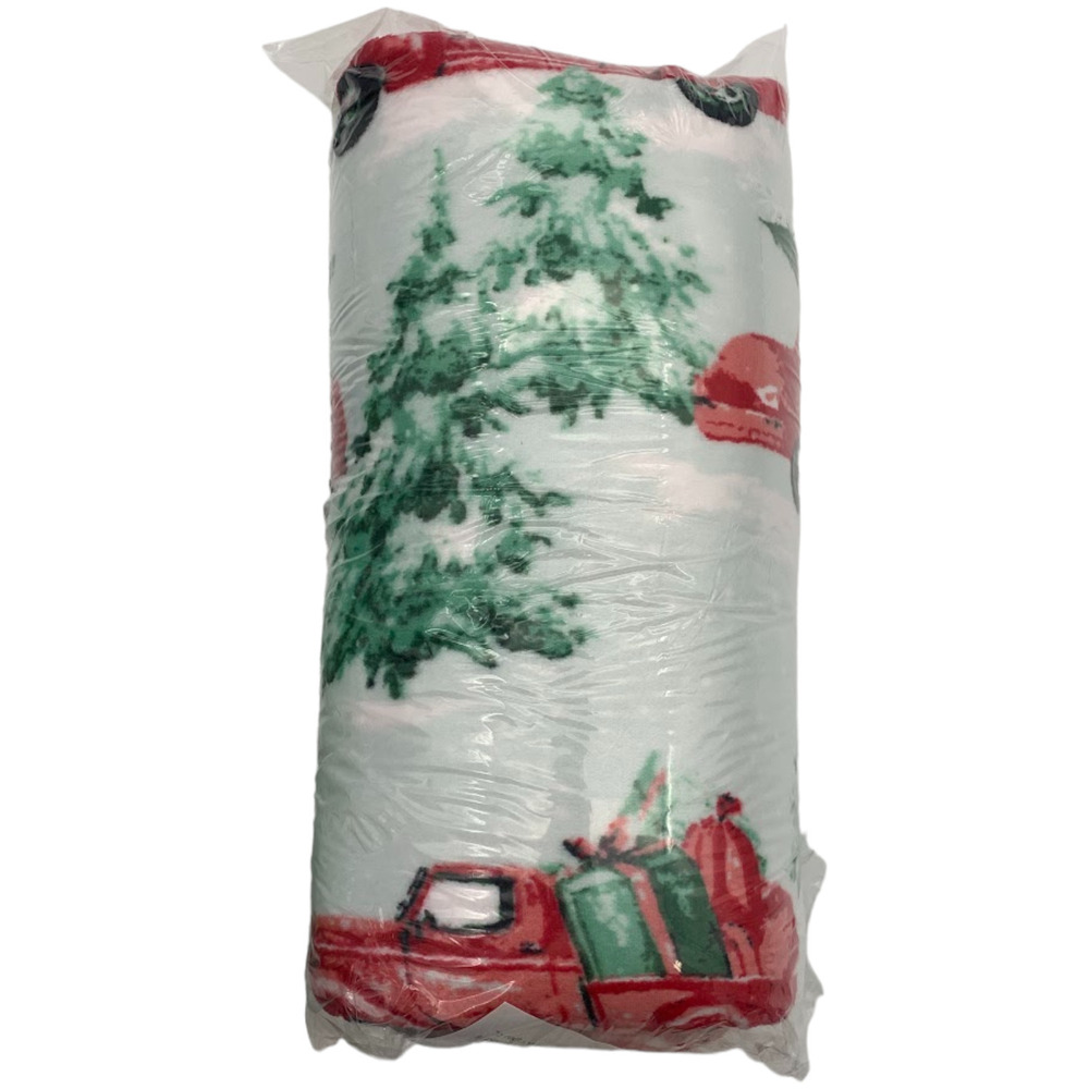 Kringle Express 60" x 80" Holiday Printed Throws Travel Red Truck